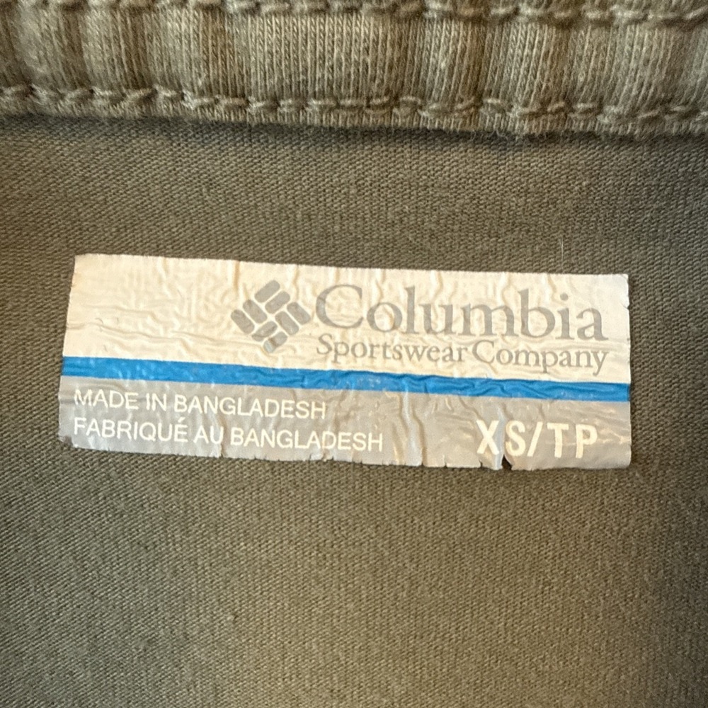 Columbia Omni Shade Long Sleeve Hoodie Pullover‎ Women's XS Olive Green Hiking - Picture 5 of 9